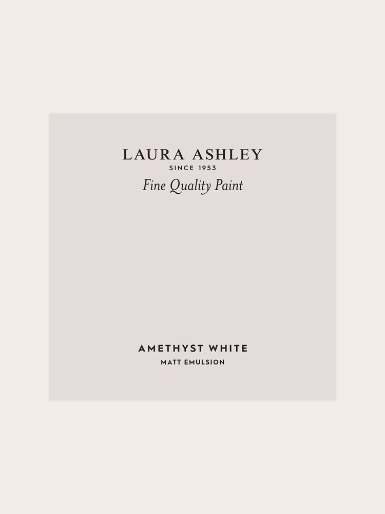 Laura Ashley Amethyst White Matt Emulsion Peel & Stick Paint Sample - Image 2 of 4 Laura Ashley Amethyst White Matt Emulsion Peel & Stick Paint Sample - Image 2 of 4