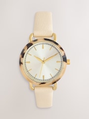 Pearl White Tortoiseshell Case Watch - Image 3 of 5