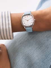 Blue Croc Effect Watch - Image 2 of 5