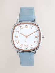 Blue Croc Effect Watch - Image 3 of 5