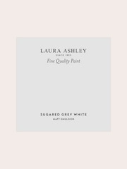 Laura Ashley Sugared Grey White Matt Emulsion Peel & Stick Paint Sample - Image 2 of 4