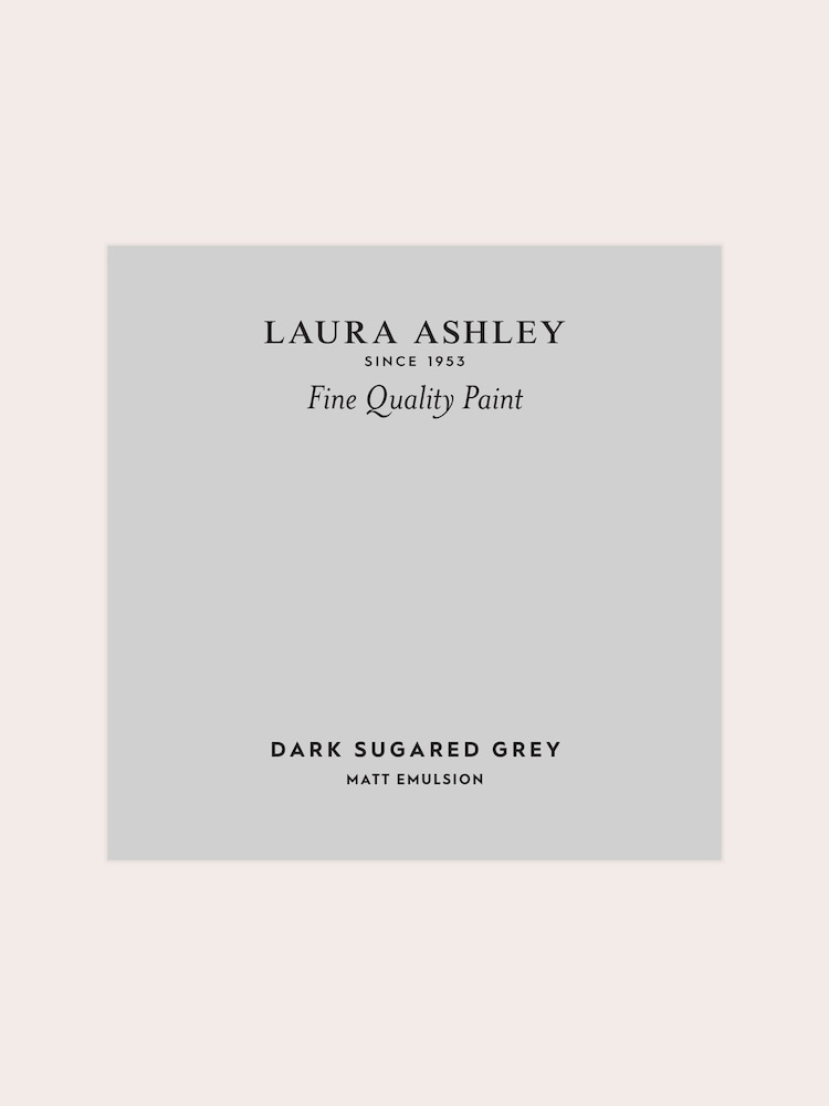Laura Ashley Dark Sugared Grey Matt Emulsion Peel & Stick Paint Sample - Image 2 of 4 Laura Ashley Dark Sugared Grey Matt Emulsion Peel & Stick Paint Sample - Image 2 of 4