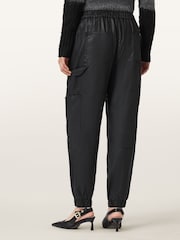 AllSaints Black Mila Denim Trousers - Image 5 of 8