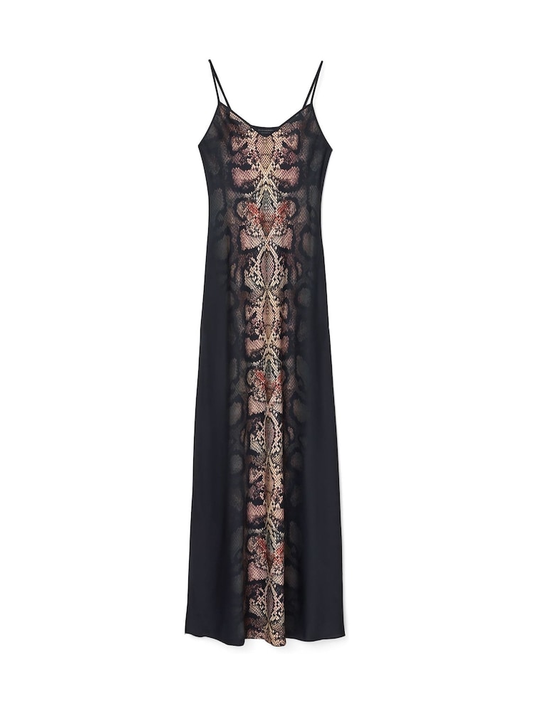 AllSaints Black Bryony Maxi Dress - Image 7 of 7