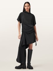 AllSaints Black Leslie Top - Image 8 of 8