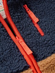 Monsoon Blue Colourblock Borg Gilet - Image 3 of 3
