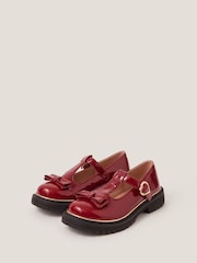Monsoon Red Bow Patent Mary Jane Brogues - Image 3 of 4