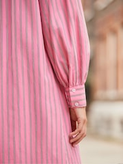 Ro&Zo Pink Mesh Shadow Floral Print Dress - Image 3 of 5