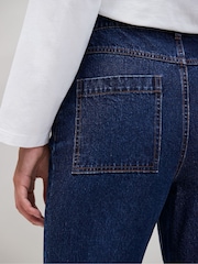 Ro&Zo Blue Denim Turn Up Hem Jeans - Image 4 of 5