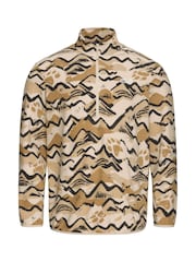 Jack Wolfskin Cream Paw Era 100 Print Half Zip Fleeces - Image 6 of 7