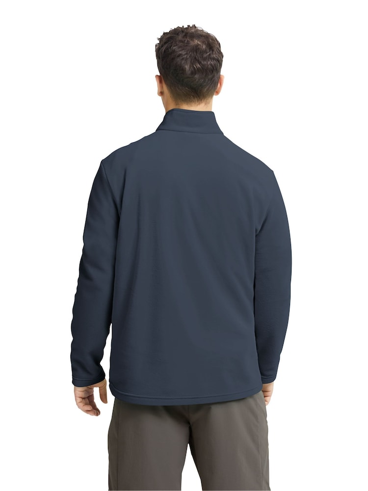 Jack Wolfskin Blue Taunus 100 Half Zip Fleeces - Image 2 of 5 Jack Wolfskin Blue Taunus 100 Half Zip Fleeces - Image 2 of 5