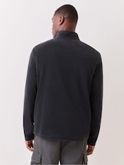 Jack Wolfskin Black Taunus 100 Half Zip Fleece - Image 3 of 7