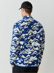 Jack Wolfskin Blue Paw Era 100 Print Half Zip Fleeces - Image 5 of 8