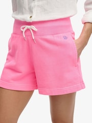 Superdry Pink Studios Sweat Shorts - Image 6 of 8