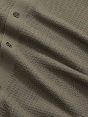 NN.07 Green Nalo Textured Knit Shirt - Image 8 of 8