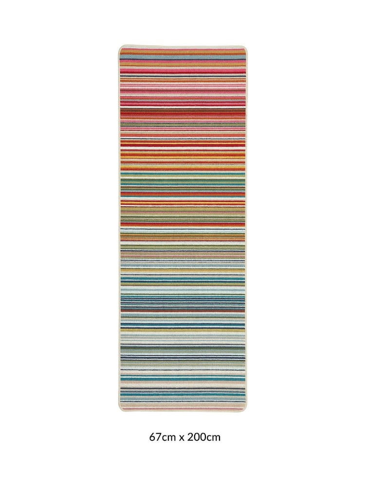 My Mat Candy Rainbow Stripe Runner - Image 2 of 4 My Mat Candy Rainbow Stripe Runner - Image 2 of 4