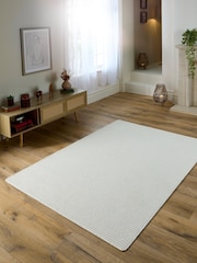 My Mat Ivory Sculptured Waffle Rug - Image 1 of 6