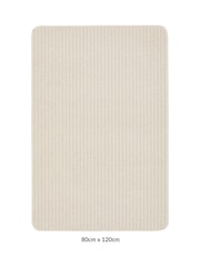 My Mat Ivory Sculptured Waffle Rug - Image 4 of 6