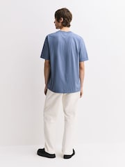 NN.07 Blue Adam Logo T-Shirt - Image 2 of 6