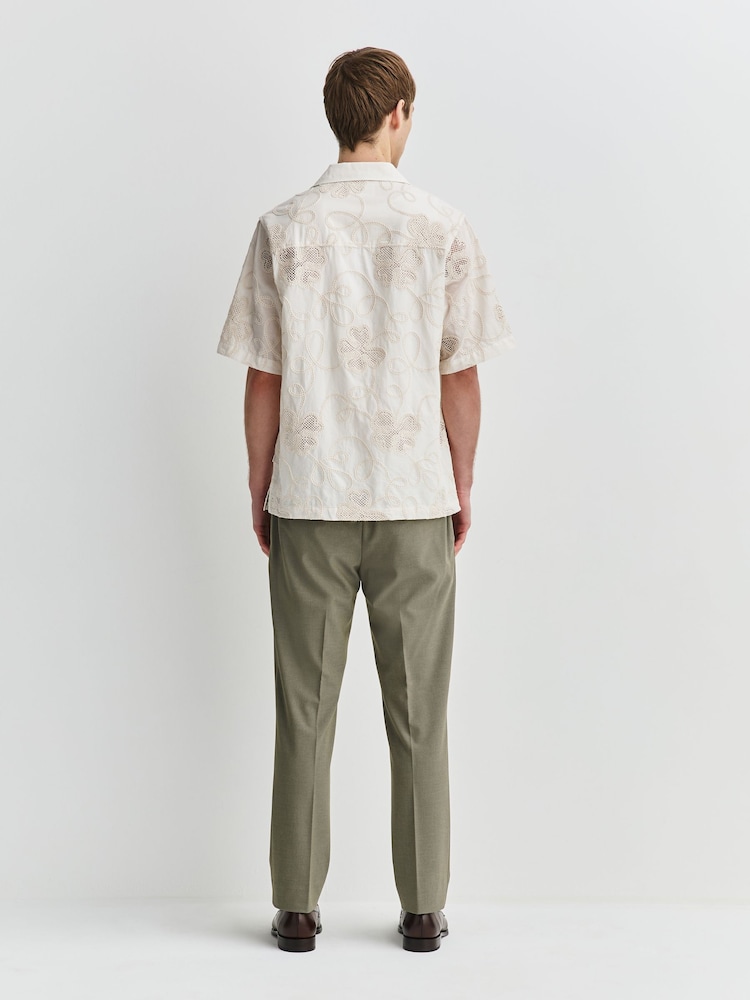 NN.07 Natural Ben Pointelle Polo Shirt - Image 2 of 8