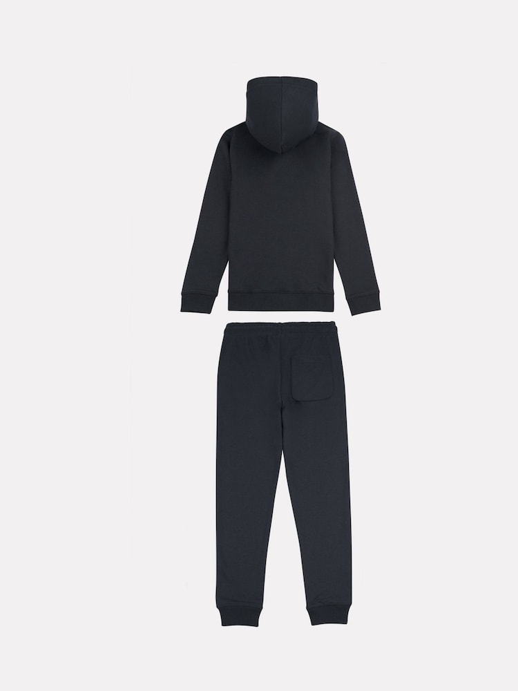 New Balance Black FT Stacked Logo Hoodie and Joggers Set - Image 2 of 5