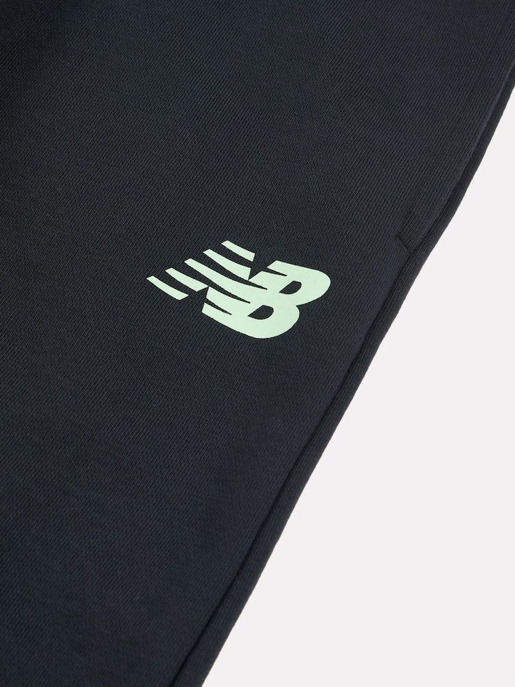 New Balance Black FT Stacked Logo Hoodie and Joggers Set - Image 5 of 5