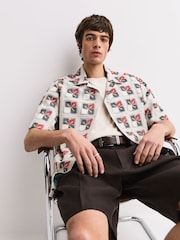 NN.07 Orange Julio Crochet Shirt - Image 5 of 8