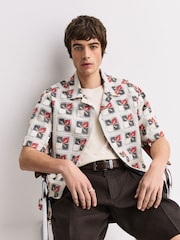 NN.07 Orange Julio Crochet Shirt - Image 6 of 8