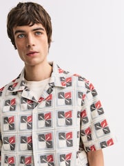 NN.07 Orange Julio Crochet Shirt - Image 7 of 8