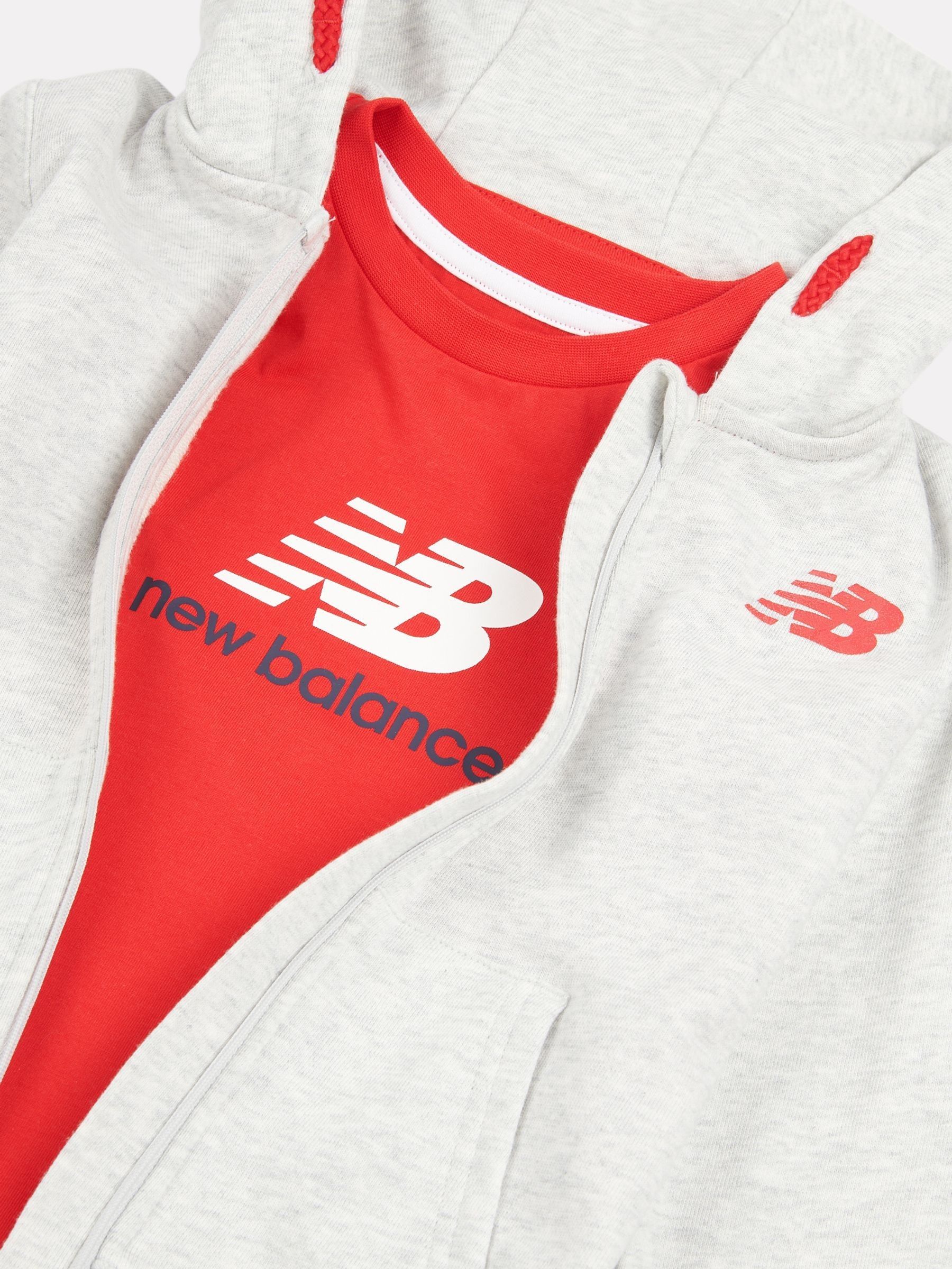 rough&swell BIG ARCH SWEAT ベージュ　M Cumpără Gri - New Balance FT Zip Thru Hoodie & Joggers Set from