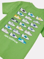 New Balance 327 Multi Graphic T-Shirt & FT Joggers Set - صورة 6 من 6