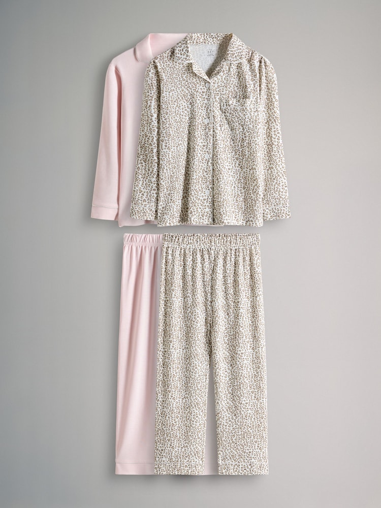 The Set 2 Pakke Langærmet Viskose Jersey Pyjamas - Billede 1 af 6 The Set 2 Pakke Langærmet Viskose Jersey Pyjamas - Billede 1 af 6