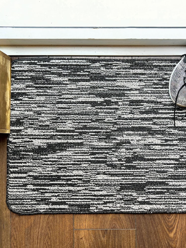 My Mat Charcoal Broken Stripe Mat - Image 1 of 5 My Mat Charcoal Broken Stripe Mat - Image 1 of 5