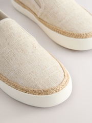Neutral Slip-On Espadrille Loafers - Image 4 of 5