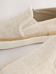 Neutral Slip-On Espadrille Loafers - Image 5 of 5