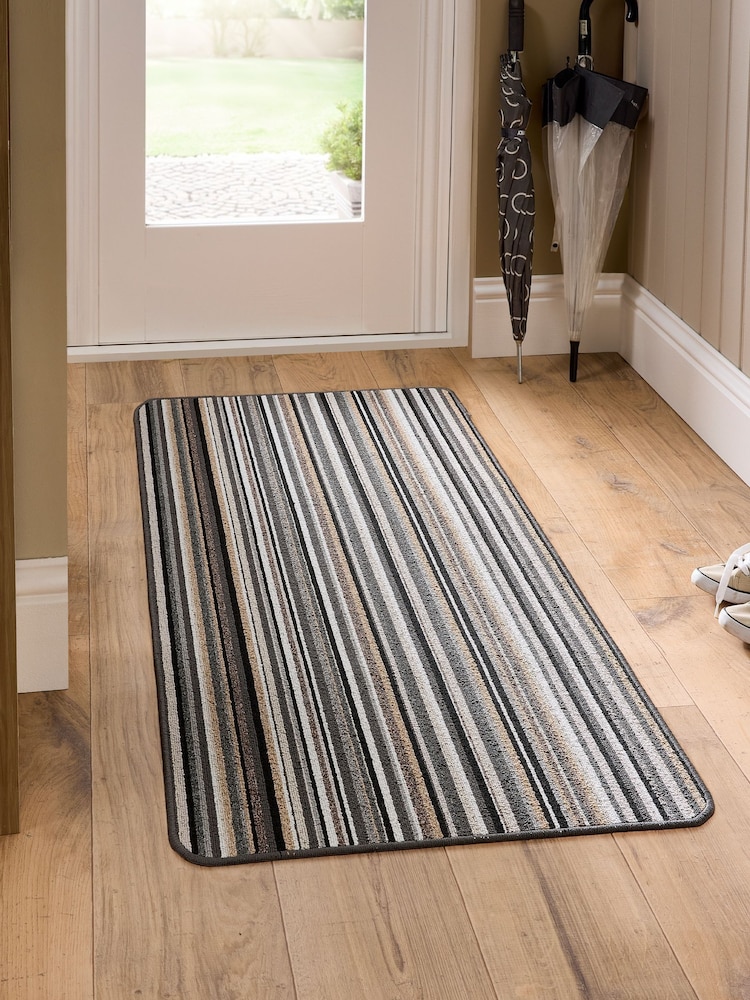 My Mat Candy Multi Monochrome Stripe Mat - Image 1 of 3