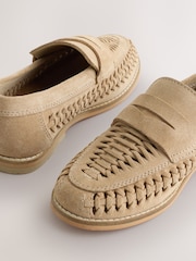 素色 - 麂皮織紋樂福鞋 - 圖片 4/5