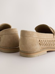 素色 - 麂皮織紋樂福鞋 - 圖片 5/5