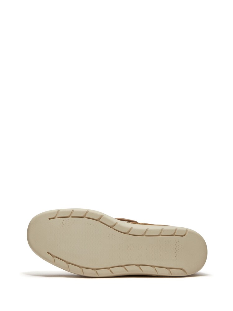 Timberland Tan Brown Portofino Pier Suede Boat Loafers - Image 7 of 7