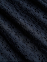 Superdry Navy Broderie Cami Mini Dress - Image 5 of 5