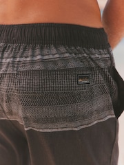 FatFace Charcoal Grey Placement Stripe Board Short - Image 5 of 5