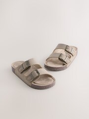 中性色 - Corkbed Slider Sandals - 图片1 / 5