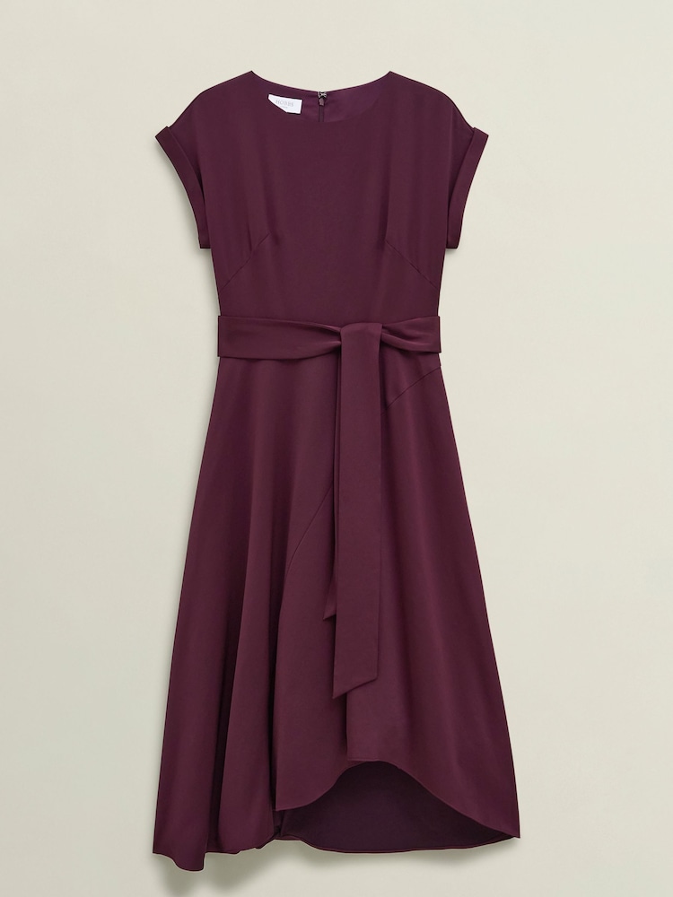 Hobbs Red Agnes Dress - Image 4 of 4 Hobbs Red Agnes Dress - Image 4 of 4