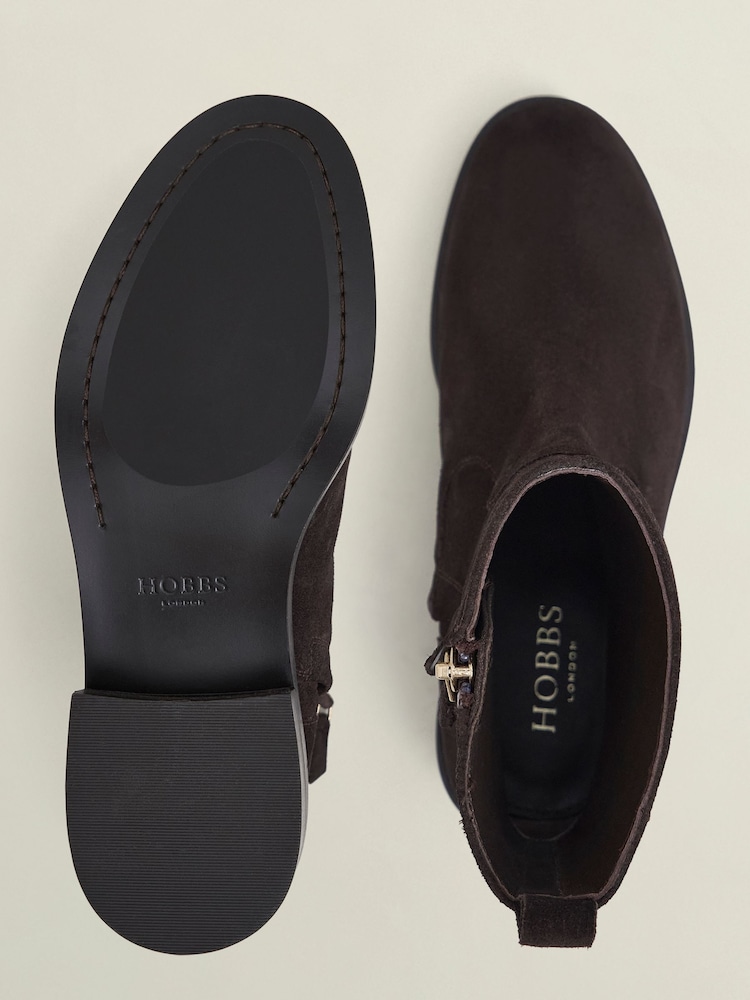 Hobbs Brown Georgie Ankle Boots - Image 4 of 4 Hobbs Brown Georgie Ankle Boots - Image 4 of 4
