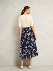 Hobbs Blue Brielle Skirt - Image 3 of 5