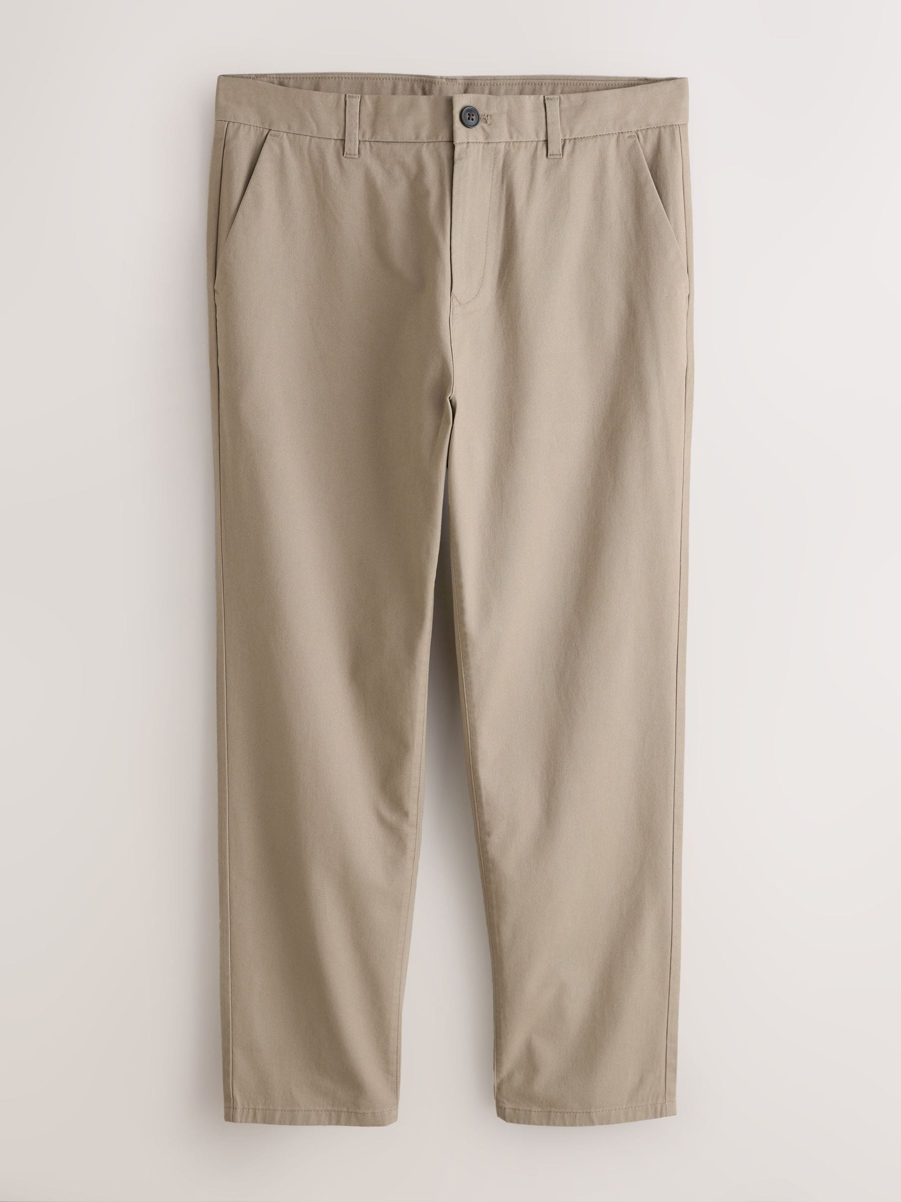 Buy Stone Straight Fit 100% Cotton Chino Trousers from Next USA