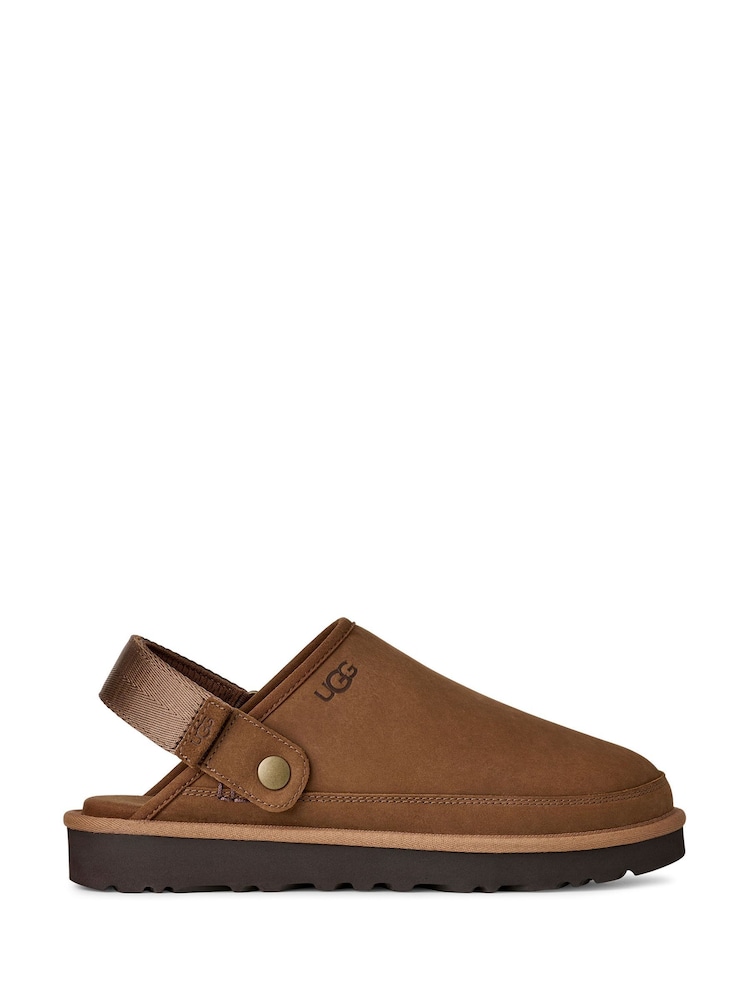 UGG Brown Goldencoast Nubuck Sandals - Image 1 of 6