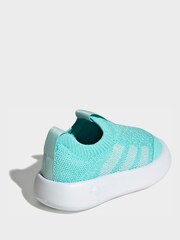 adidas Bright Teal Bubblecomfy Slip On Infant Trainers - Image 2 of 9