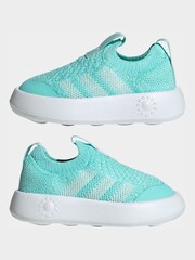 adidas Bright Teal Bubblecomfy Slip On Infant Trainers - Image 5 of 9