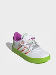 adidas White Pixar Toy Story Vl Court 3.0 Children Trainers - Image 2 of 10